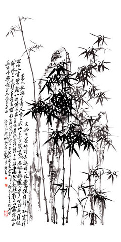 鄭板橋《竹蘭石圖》