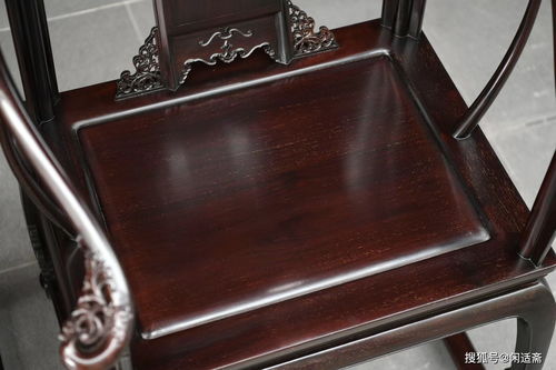 血檀家具,帶束腰皇宮圈椅,木質古典家具